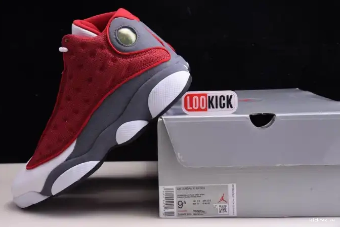 Cheap 13 Flint 414571-600 Retro Gym Jordan Grey Red Air 0519